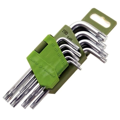 *Набор ключей TORX 9 шт. короткие 563090