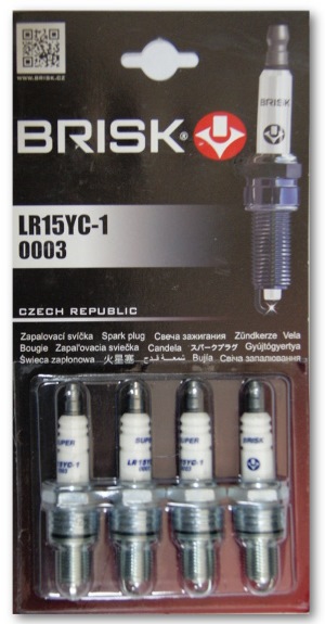 Свечи BRISK LR15YC-1 инжектор 2108-2112 (21073i) (8 кл.)