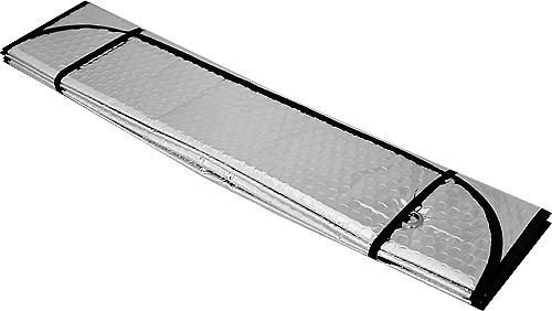 Шторка фольга на стекло солнцеотражающая 130х60см (лег)