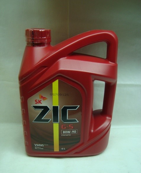 -ZIC G-5 80W90 4Lx4 (трансмиссионное масло)