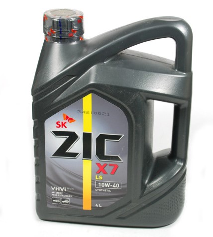 -ZIC A Plus 10W40 (R Х7 LS) SM/CF 4Lx4 ( масло моторное) пластик (замена А+)