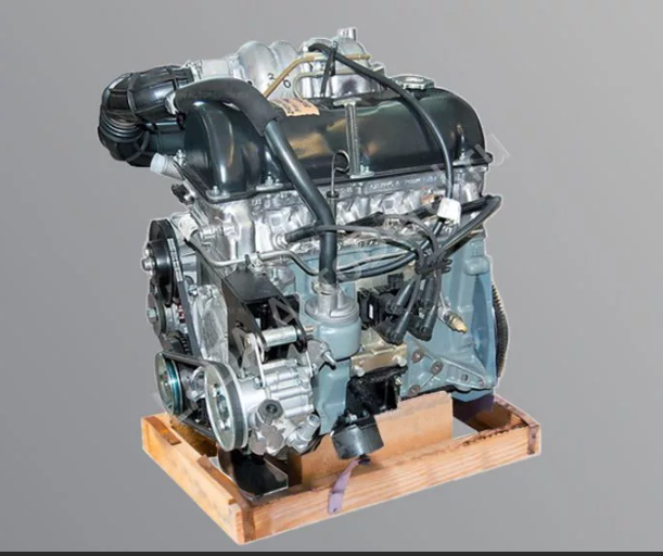 Двигатель в сборе 21214 с ГУР (инжект) (без генер) Eвро-4 (под ручейк. ремень. с конденсат. под кон)