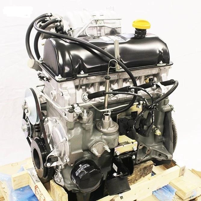 Двигатель в сборе 21214 БЕЗ ГУРа (инжекторный) (с обычным дросселем) (1,7л)