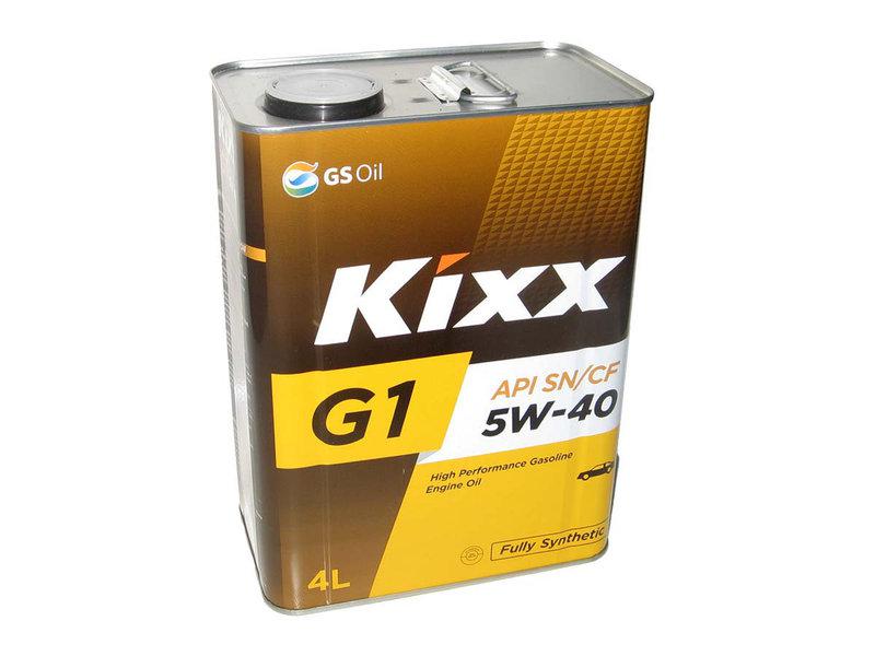 -Масло моторное Kixx G1 SP 5W-40 4L (мет. канистра)