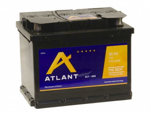 Аккумулятор ATLANT 6CT -60 VL АП3 (О.П.) обратная полярность