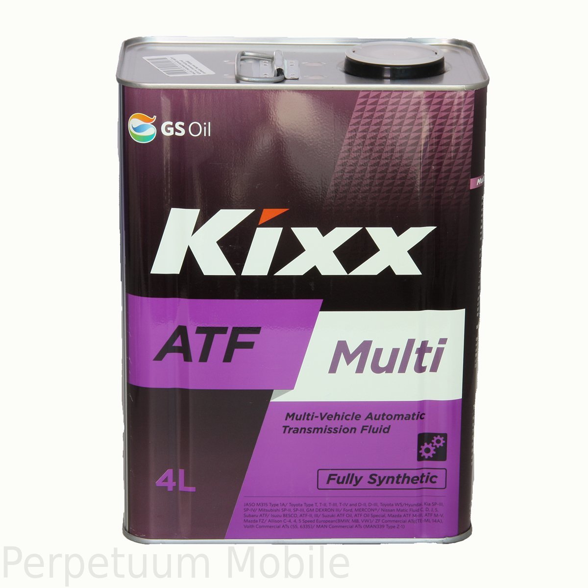 -Трансмиссионная жидкость Kixx ATF Multi Plus 4L (мет. канистра)
