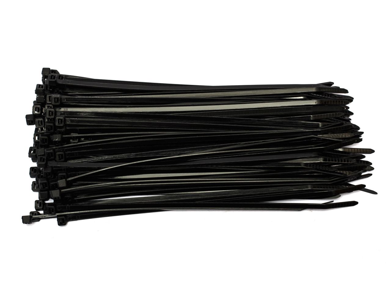 Стяжка ленточная 5х400 черная (Каб. стяжка пластиковая)