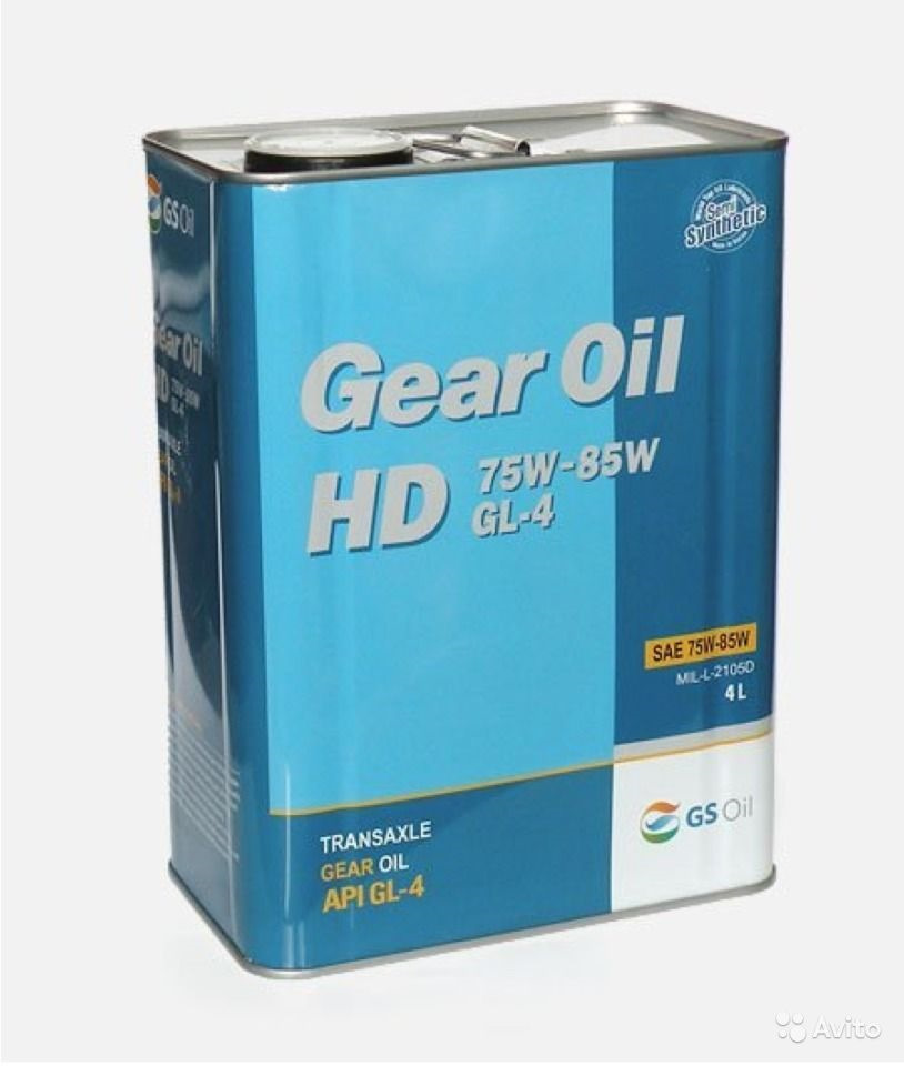 -Масло трансмиссионное GEAR OIL HD GL-4 75W-85 (Kixx Geartec FF GL-4 75W-85) 4L