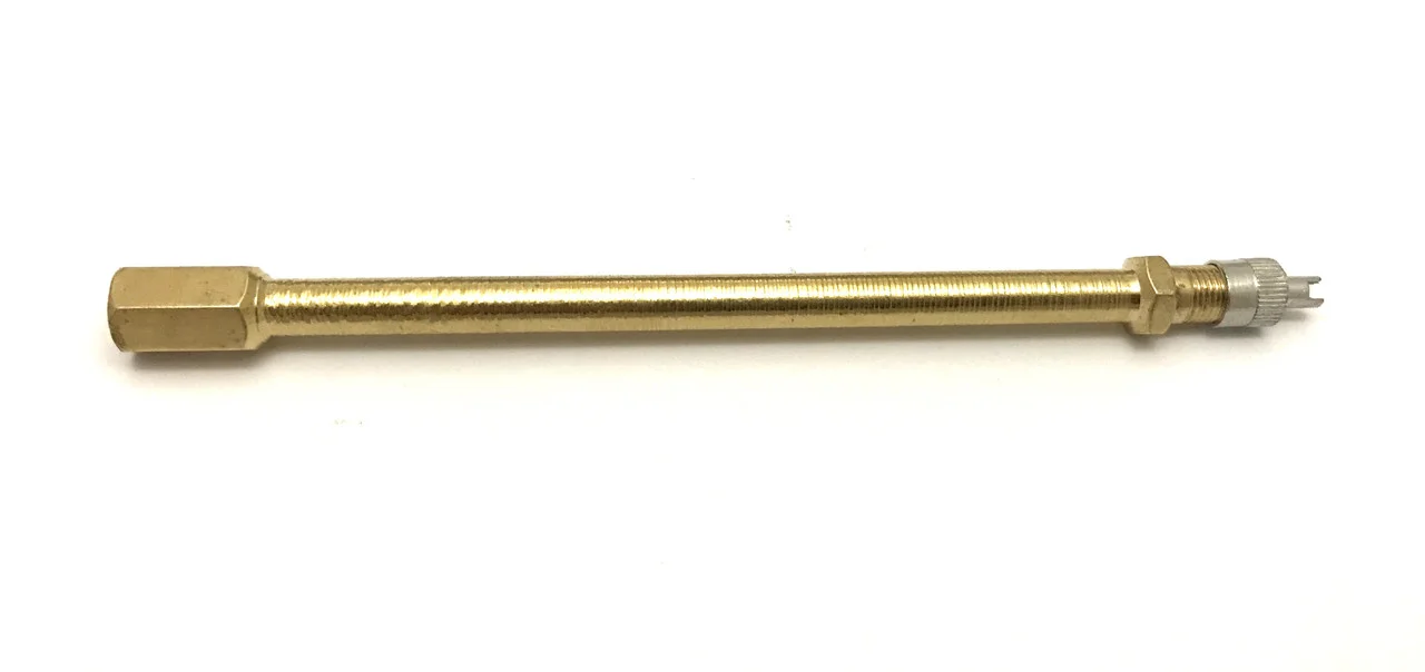 Удлинитель вентиля ЛАТУННЫЙ (140 мм) (удлинитель на сосок колеса)