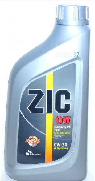 -ZIC 0W30 SM/ ILSAC GF-4 1Lx12 ( масло моторное)